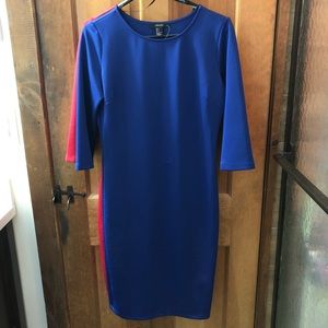 NWT 3/4 Sleeve Knee-Length Dress